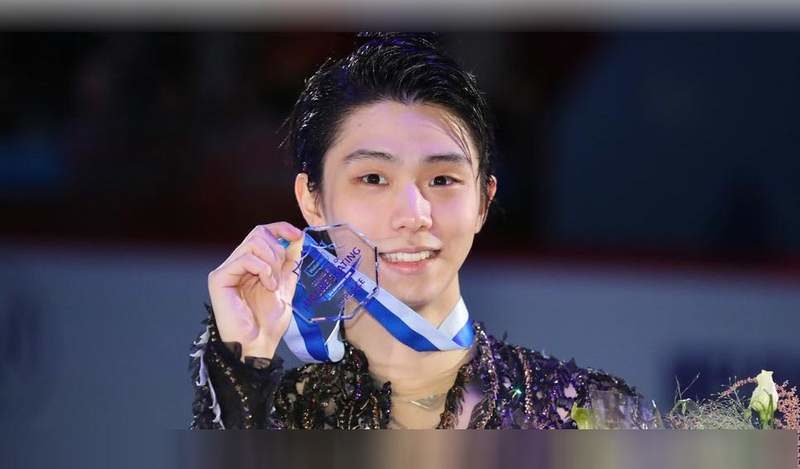 นักกีฬาสเก็ตน้ำแข็ง ฮะนิว ยูสุรุ ชนะเลิศการแข่งขัน